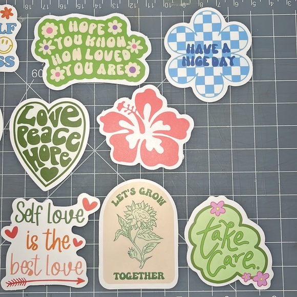 Bundle of 10 stickers self help self love motivational positivity sticker bundle - Picture 3 of 3